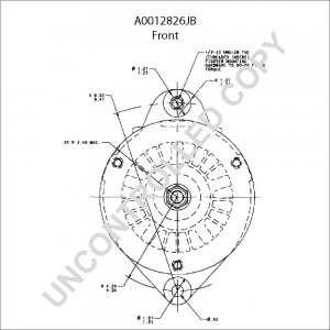 A0012826JB | PRESTOLITE LEECE NEVILLE | ALTERNATOR A0012826JB 