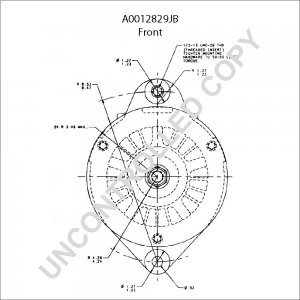 A0012829JB | PRESTOLITE LEECE NEVILLE | ALTERNATOR A0012829JB 