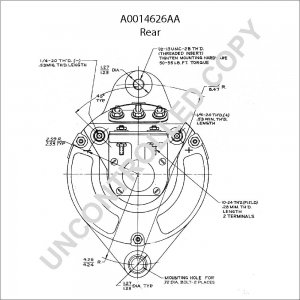 A0014626AA | PRESTOLITE LEECE NEVILLE | ALTERNATOR A0014626AA 