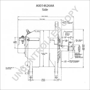 A0014632AA | PRESTOLITE LEECE NEVILLE | ALTERNATOR A0014632AA 