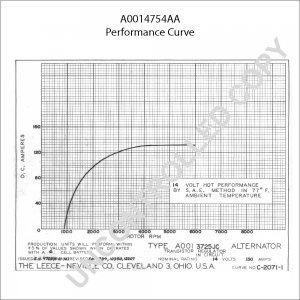 A0014754AA | PRESTOLITE LEECE NEVILLE | ALTERNATOR A0014754AA 