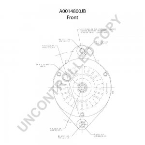 A0014800JB | PRESTOLITE LEECE NEVILLE | ALTERNATOR A0014800JB 