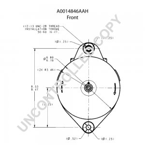 A0014846AAH | PRESTOLITE LEECE NEVILLE | ALTERNATOR A0014846AAH 