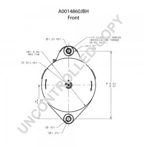 A0014860JBH | PRESTOLITE LEECE NEVILLE | ALTERNATOR A0014860JBH 