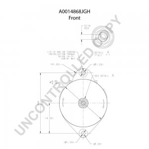 A0014868JGH | PRESTOLITE LEECE NEVILLE | ALTERNATOR A0014868JGH 