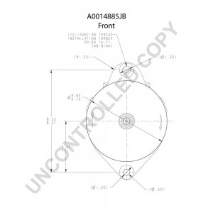 A0014885JB | PRESTOLITE LEECE NEVILLE | ALTERNATOR A0014885JB 