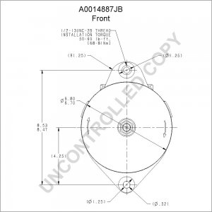 A0014887JB | PRESTOLITE LEECE NEVILLE | ALTERNATOR A0014887JB 