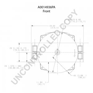 A0014936PA | PRESTOLITE LEECE NEVILLE | ALTERNATOR A0014936PA 