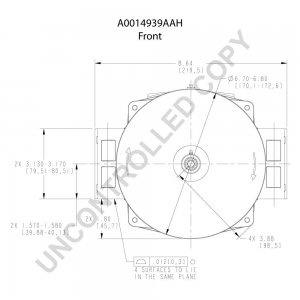 A0014939AAH | PRESTOLITE LEECE NEVILLE | ALTERNATOR A0014939AAH 