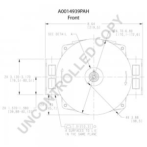 A0014939PAH | PRESTOLITE LEECE NEVILLE | ALTERNATOR A0014939PAH 