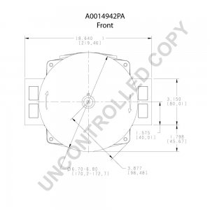 A0014942PA | PRESTOLITE LEECE NEVILLE | ALTERNATOR A0014942PA 