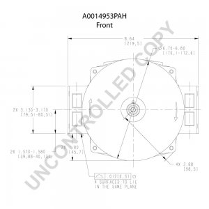 A0014953PAH | PRESTOLITE LEECE NEVILLE | ALTERNATOR A0014953PAH 