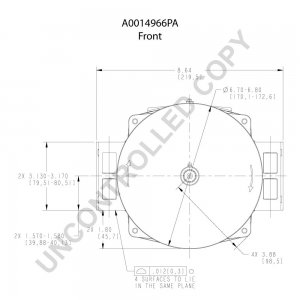 A0014966PA | PRESTOLITE LEECE NEVILLE | ALTERNATOR A0014966PA 