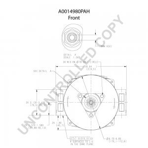 A0014980PAH | PRESTOLITE LEECE NEVILLE | ALTERNATOR A0014980PAH 