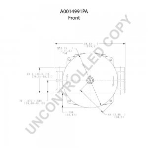 A0014991PA | PRESTOLITE LEECE NEVILLE | ALTERNATOR A0014991PA 