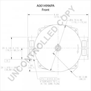 A0014996PA | PRESTOLITE LEECE NEVILLE | ALTERNATOR A0014996PA 