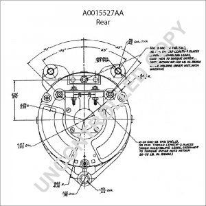 A0015527AA | PRESTOLITE LEECE NEVILLE | ALTERNATOR A0015527AA 