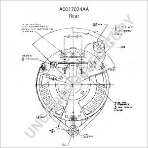 A0017024AA | PRESTOLITE LEECE NEVILLE | ALTERNATOR A0017024AA 