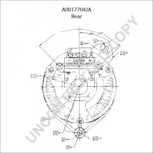 A0017704JA | PRESTOLITE LEECE NEVILLE | ALTERNATOR A0017704JA 