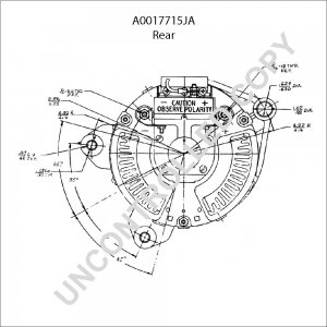 A0017715JA | PRESTOLITE LEECE NEVILLE | ALTERNATOR A0017715JA 