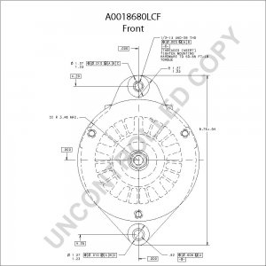 A0018680LCF | PRESTOLITE LEECE NEVILLE | ALTERNATOR A0018680LCF 