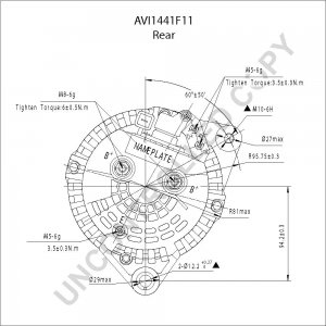 AVI1441F11 | PRESTOLITE LEECE NEVILLE | ALTERNATOR AVI1441F11 