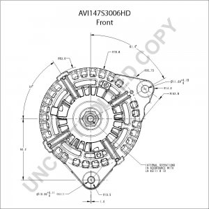 AVI147S3006HD | PRESTOLITE LEECE NEVILLE | ALTERNATOR AVI147S3006HD 