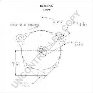 BCA3920 | PRESTOLITE LEECE NEVILLE | ALTERNATOR BCA3920 