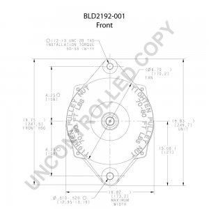 BLD2192-001 | PRESTOLITE LEECE NEVILLE | ALTERNATOR BLD2192-001 