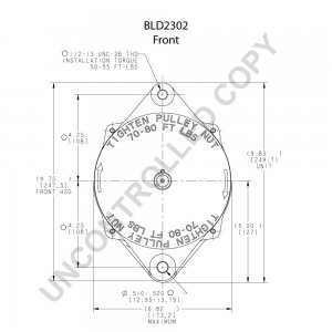 BLD2302 | PRESTOLITE LEECE NEVILLE | ALTERNATOR BLD2302 