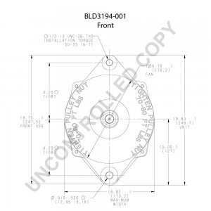 BLD3194-001 | PRESTOLITE LEECE NEVILLE | ALTERNATOR BLD3194-001 