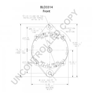 BLD3314 | PRESTOLITE LEECE NEVILLE | ALTERNATOR BLD3314 