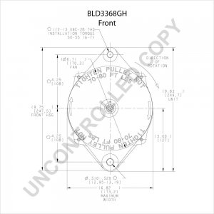 BLD3368GH | PRESTOLITE LEECE NEVILLE | ALTERNATOR 12V 140 AMP BLD3368GH BLD3368GH