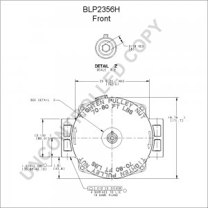 BLP2356H | PRESTOLITE LEECE NEVILLE | ALTERNATOR BLP2356H 