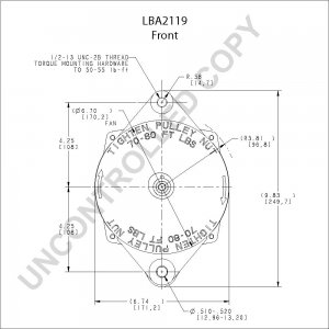 LBA2119 | PRESTOLITE LEECE NEVILLE | ALTERNATOR LBA2119 