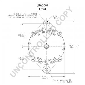 LBA3067 | PRESTOLITE LEECE NEVILLE | ALTERNATOR LBA3067 