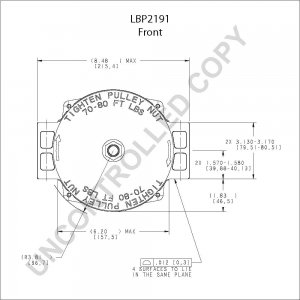 LBP2191 | PRESTOLITE LEECE NEVILLE | ALTERNATOR LBP2191 