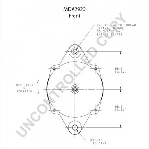 MDA2923 | PRESTOLITE LEECE NEVILLE | ALTERNATOR MDA2923 