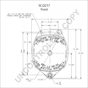 SCJ2217 | PRESTOLITE LEECE NEVILLE | ALTERNATOR SCJ2217 