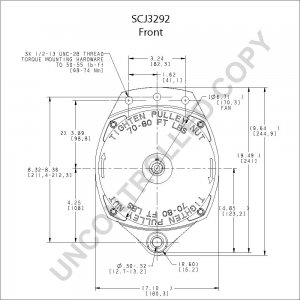 SCJ3292 | PRESTOLITE LEECE NEVILLE | ALTERNATOR 24V 150AMP | 306-2174 SCJ3292 SCJ3292