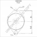 1268530M | PRESTOLITE LEECE NEVILLE | ALTERNATOR 1268530M 