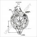 20100706 | PRESTOLITE LEECE NEVILLE | ALTERNATOR 12V 65A 20100706 20100706