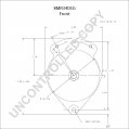 8MR3405G | PRESTOLITE LEECE NEVILLE | ALTERNATOR 8MR3405G 