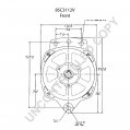 8SC3112V | PRESTOLITE LEECE NEVILLE | ALTERNATOR 8SC3112V 