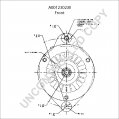 A0012302JB | PRESTOLITE LEECE NEVILLE | ALTERNATOR 38V 60AMP A0012302JB 2302JB