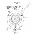 A0012610JB | PRESTOLITE LEECE NEVILLE | ALTERNATOR A0012610JB 