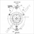 A0012810JB | PRESTOLITE LEECE NEVILLE | ALTERNATOR A0012810JB 