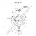 A0012813JB | PRESTOLITE LEECE NEVILLE | ALTERNATOR A0012813JB 