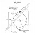 A0014740JBH | PRESTOLITE LEECE NEVILLE | ALTERNATOR A0014740JBH 