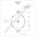 MDA2923 | PRESTOLITE LEECE NEVILLE | ALTERNATOR MDA2923 